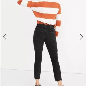 Madewell Black Straight-Leg Jeans